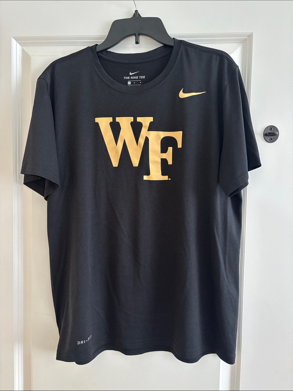 Wake Forest Demon Deacons Nike Dri-Fit Black Short Sleeve Tee